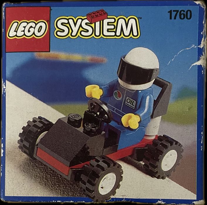 Lego vintage novo em caixa sem uso kart