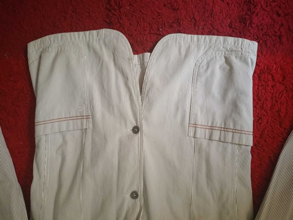 CAMEL ACTIVE Modern Fit Marynara w prążki roz L Stan BDB Okazja