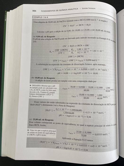 Livro ''Fundamentos de Química Analítica'' tradução da 8ª edição
