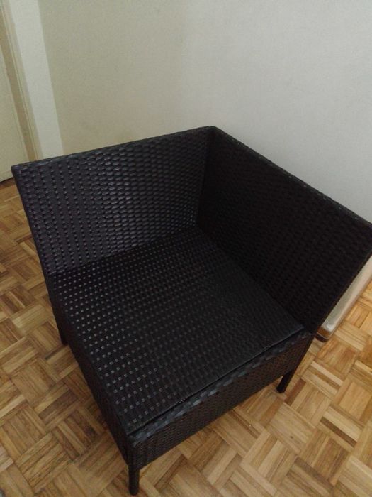 Conjunto sofás de jardim (2+2)