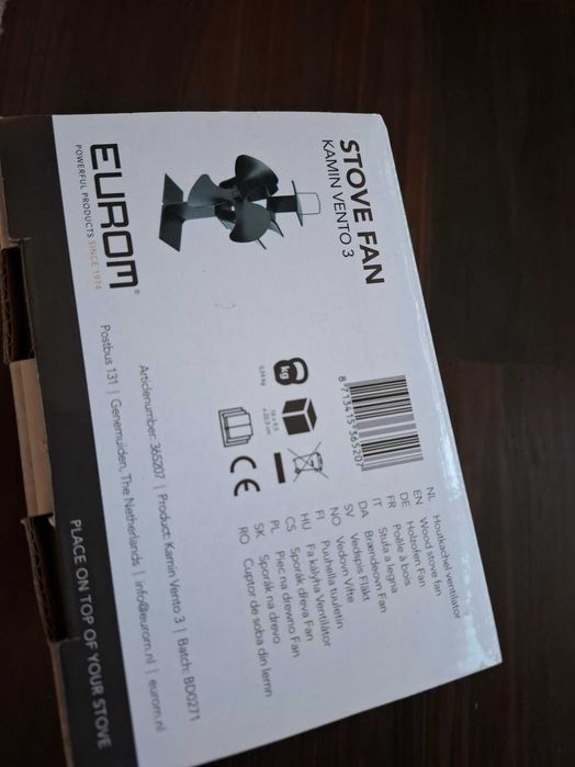 wentylator do pieca kominka Kamin Vento 3 eurom