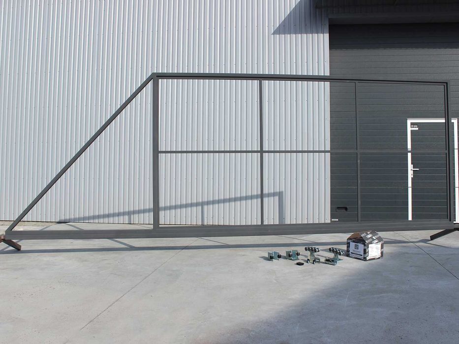 Каркас воріт, Готовые откатные ворота | Ролики | Конструктор свари сам