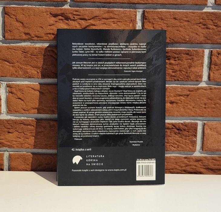 Na szczycie. Kobiety na górze, Reinhold Messner, Wyd. Stapis