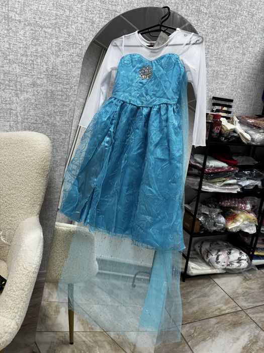 Карнавальна сукня для дівчинки Ельза , р. 140