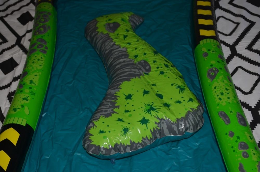 Большой надувной игровой центр песочница бассейн город динозавров