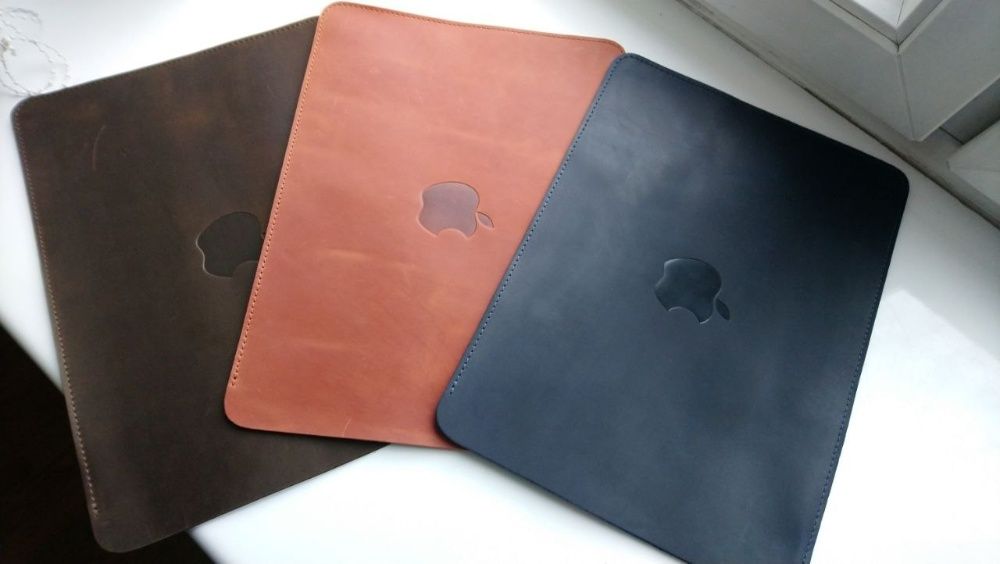 Чехол кожаный для Macbook чохол Макбук Pro Air 13 шкіра ручна робота