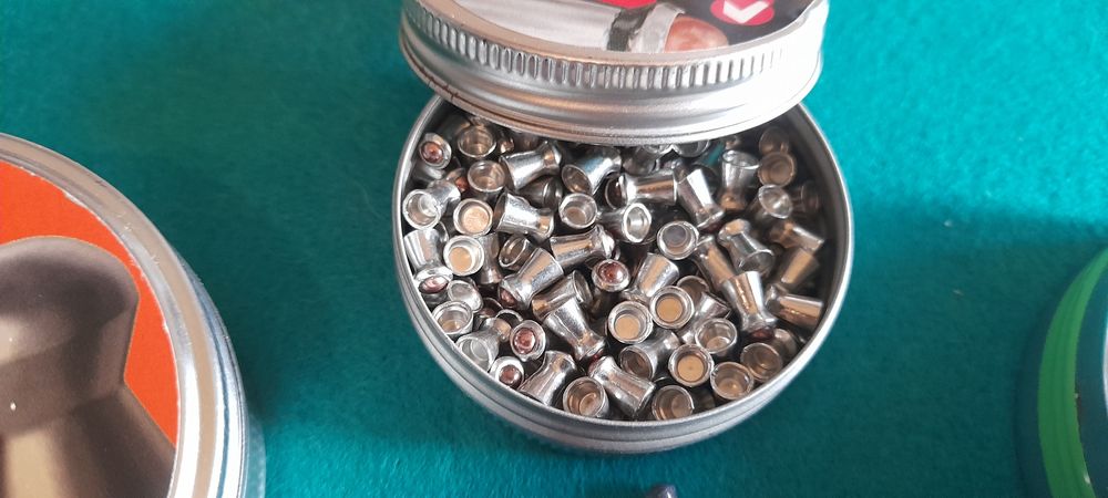 Chumbos calibre 4.5mm da H&N JSB e Gamo