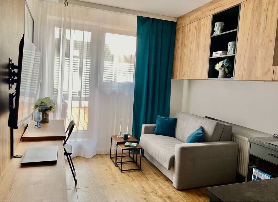 Nowoczesna kawalerka z dużym tarasem 24m  Azory / Prądnik Biały | ul. Wielkotyrnowska 2 | 16 m²