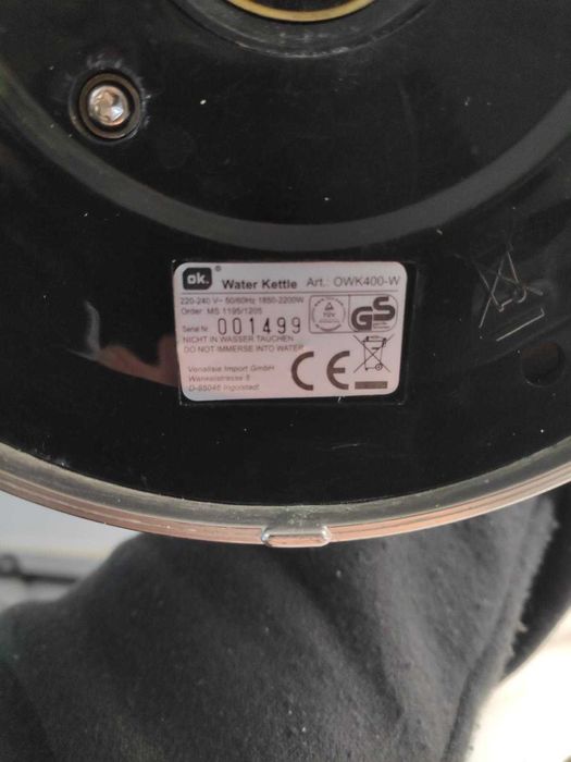 Chaleira/Jarro Eléctrico OK (1,5L)