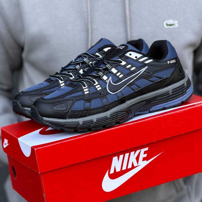 !SALE! Кросівки Nike P-6000 Black Navy Premium 41 42 43 44 45 найк п-6000