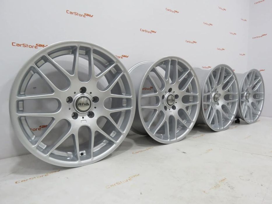 Jantes Riva RVD / Bmw M3 CSL 19 '' 8 et 34 + 9 et 37 5x120 Silver