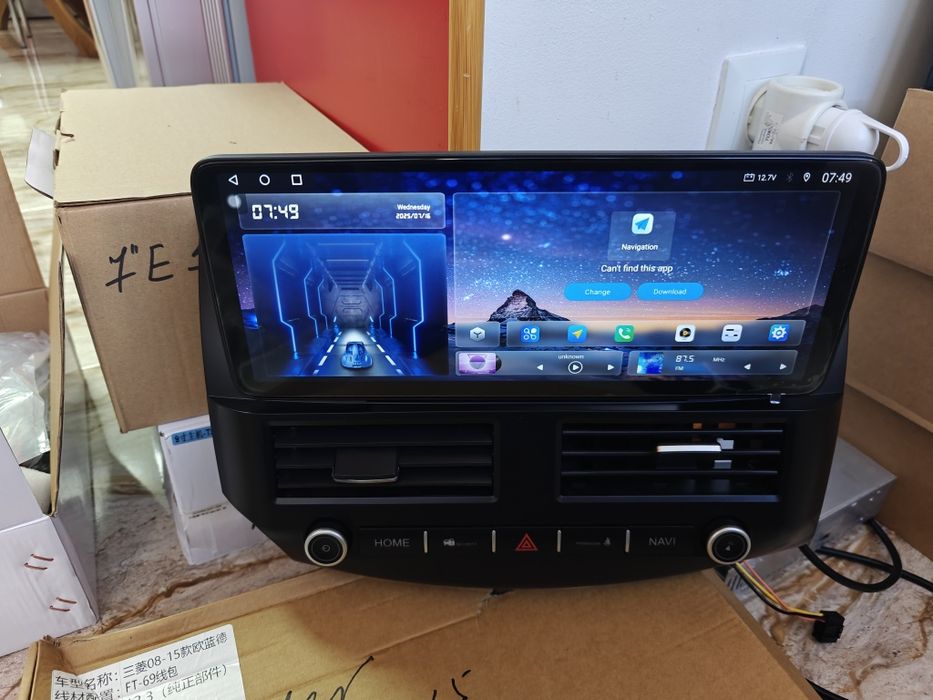 Штатная магнитола  Mitsubishi outlander android  GPS