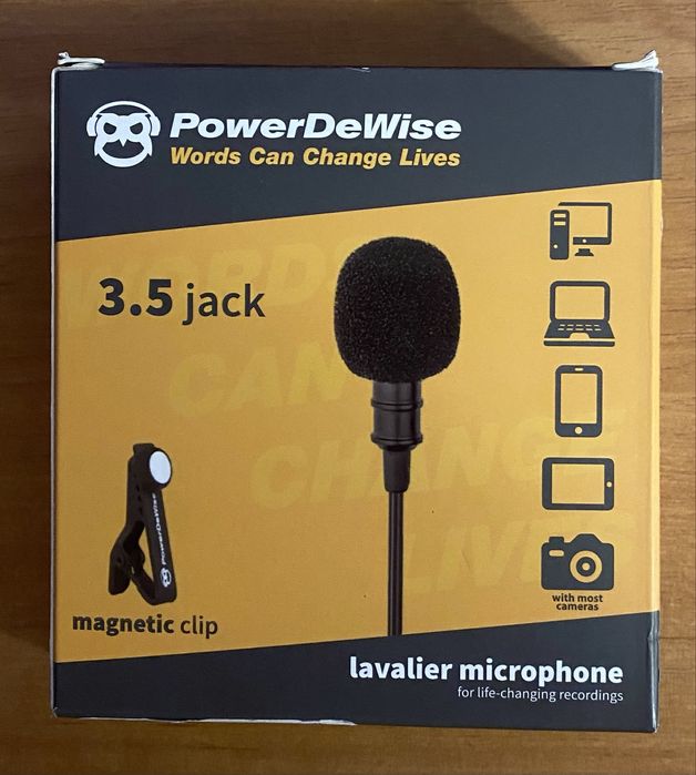 PowerDeWise-3.5 jack/lightining to 3.5 MM adapter