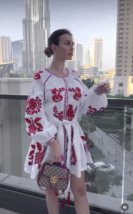Сукня Вишиванка під пояс