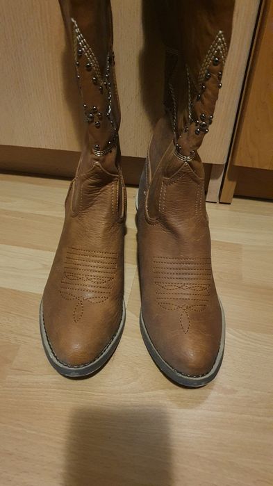Kozaki damskie kowbojki. rozmiar 37 + GRATIS !!