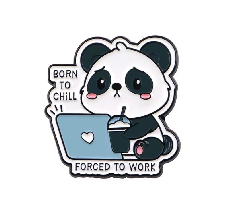 Pin neuroatypowy Born to chilli forced to works