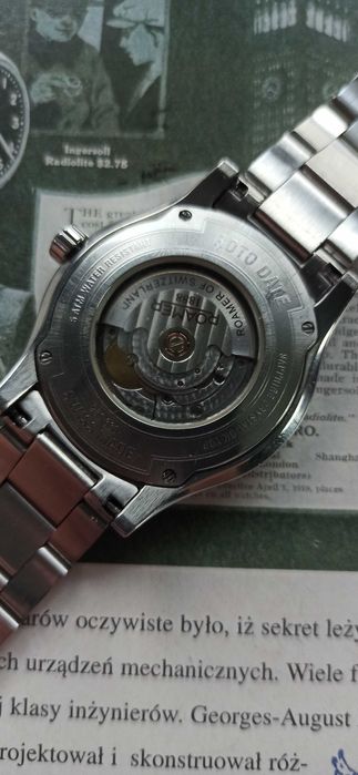 Szwajcarski zegarek automatyczny ROAMER 25 jewels