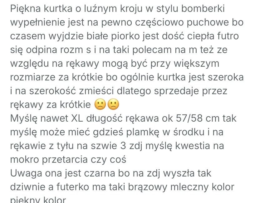 Kurtka bomber viral futro naturalne