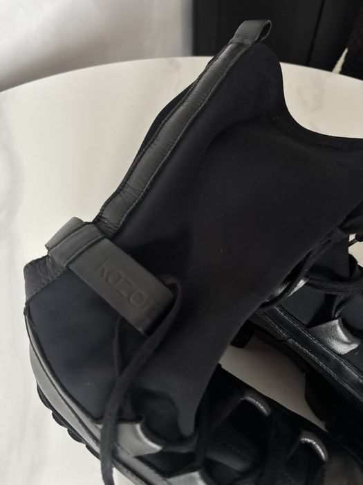 Kazar botki czarne workery