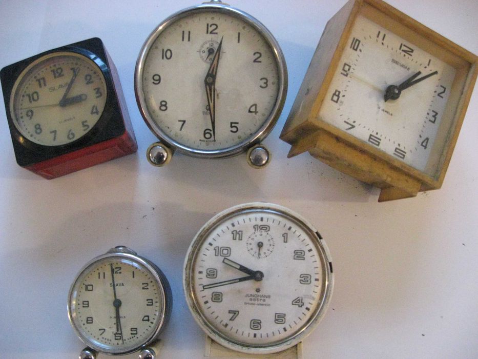 Stare budziki 5 szt.