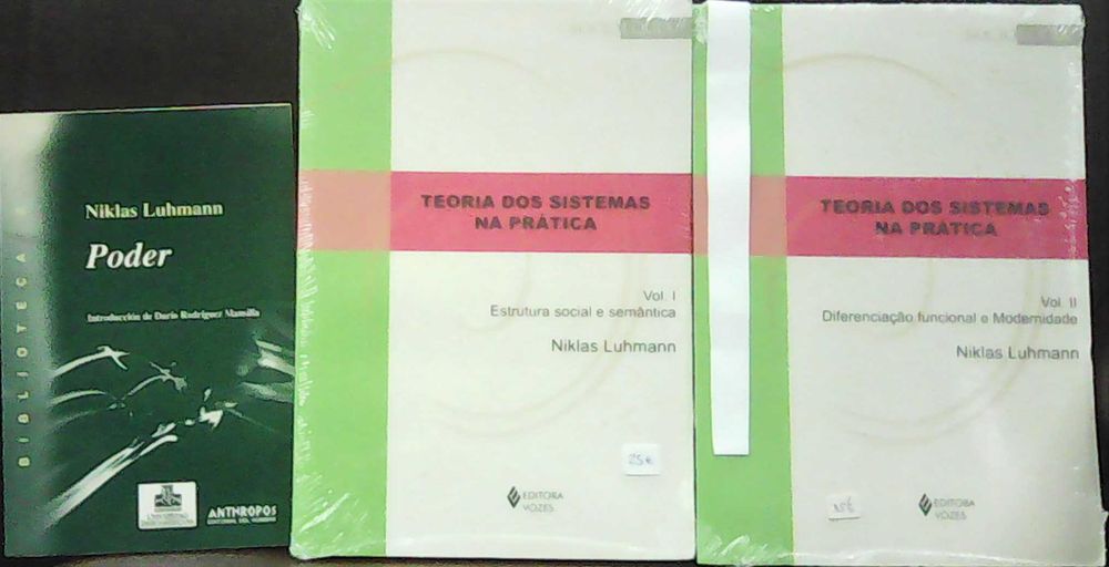 Eric Fromm, Enrique Dussel e N. Luhmann - Pack de livros