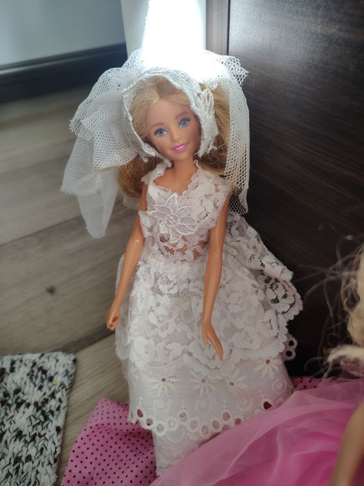 lalki Barbie i chodzący koń duży zestaw