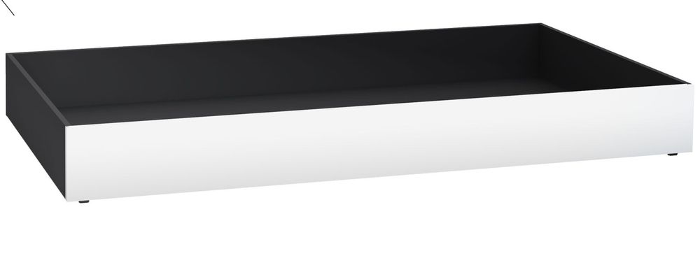 VOX YOUNG USERS Łóżko / Kanapa z podnoszonym stelażem i szufladą białe