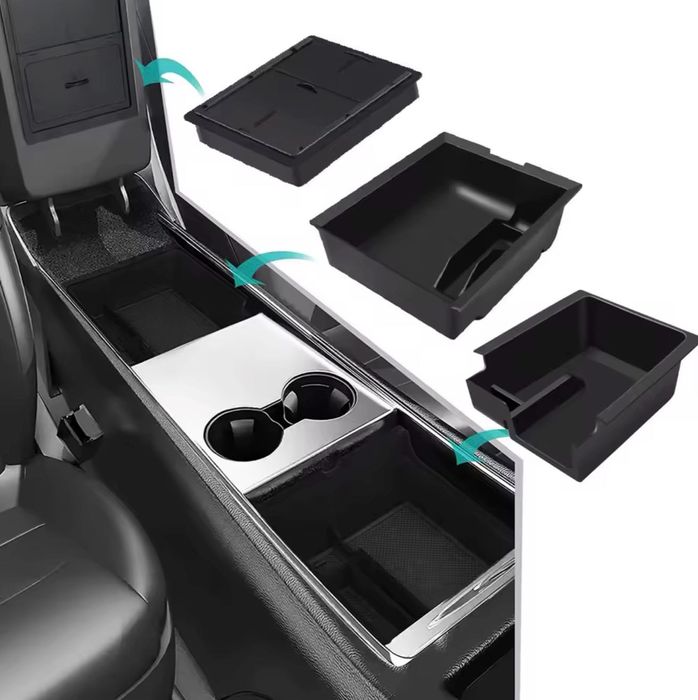 Organizador consola central Tesla Model 3 e model Y