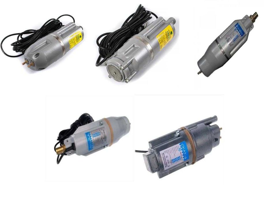 Вібраційні Насоси Тайфун, Цвіркун, Акула, Скат, Акулятко