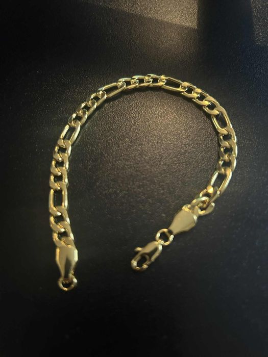 Bransoletka figaro zlota pozlacana 20,5cm 5mm
