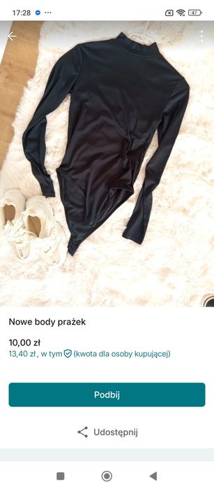 Body prażek sinsay xs