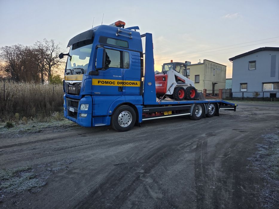 Transport maszyn rolniczych i budowlanych