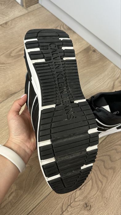 Чоловічі шкіряні кросівки Calvin Klein, р.43, 1 раз обуті