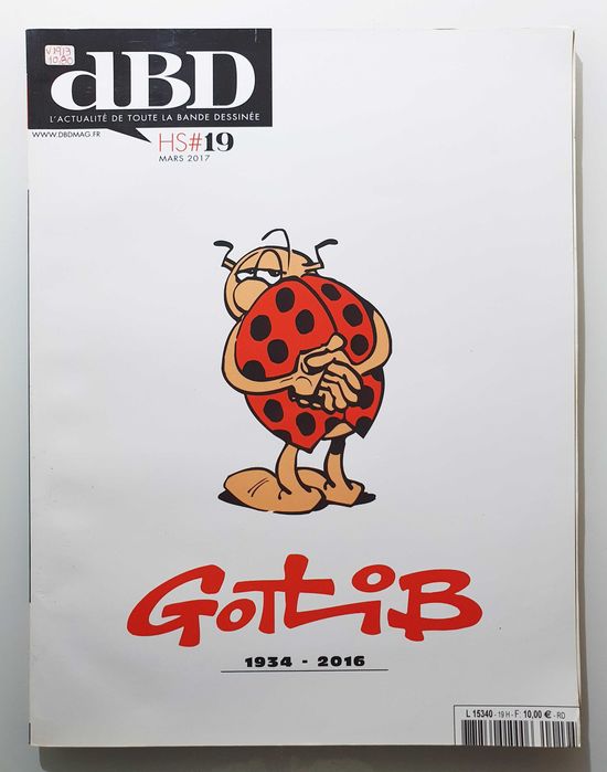 Revista BD ~ "Tributo ao desenhador GOTLIB" ~ nº Especial dBD ~ França