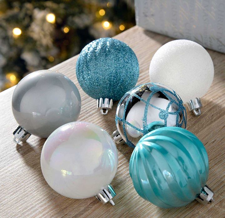 Pacote de bolas de árvore de Natal, 48 peças