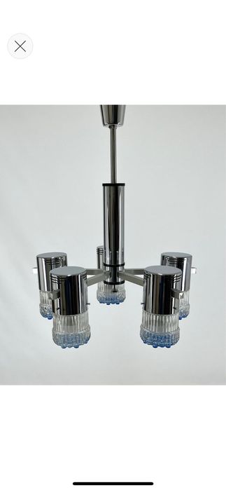 Candeeiro de tecto space age, G Sciolari