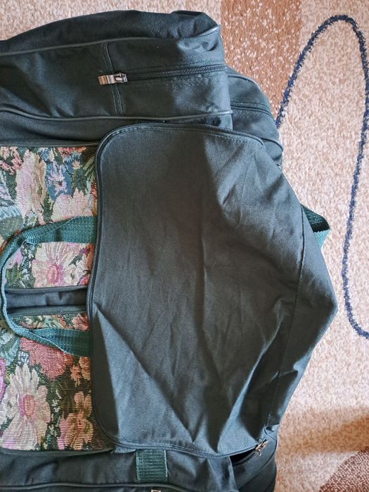 Сумка дорожня зелена