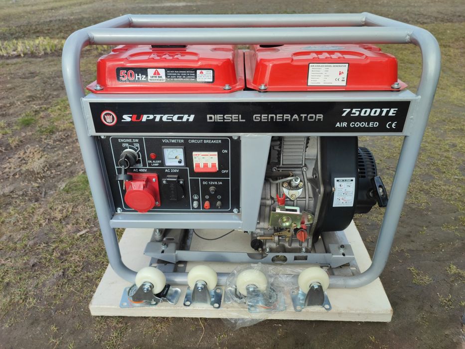 Генератор Suptech 7500TE ДИЗЕЛЬ 220/ 380В
