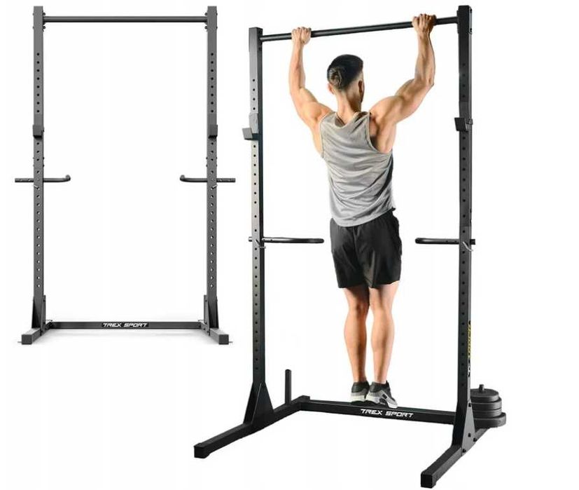 Stojak pod ławkę Drążek do podciągania poręcze dip brama klatka