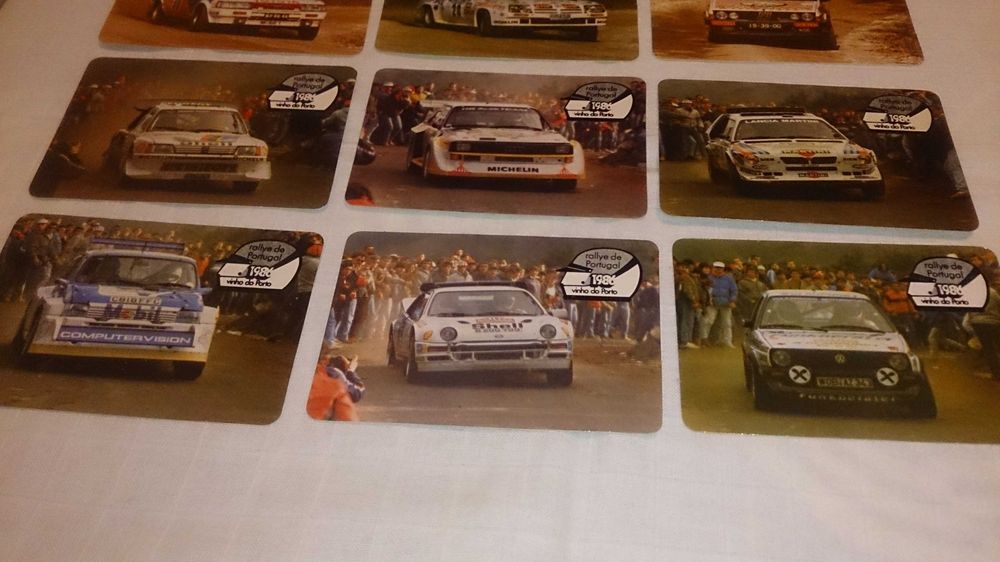 rallye de portugal 1986 vinho do porto (12 calendários) coleç completa