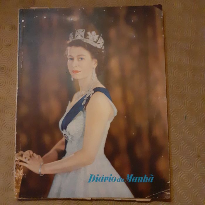 Edição do Diário da Manhã, v da Rai Isabel II de Inglaterra a Portugal
