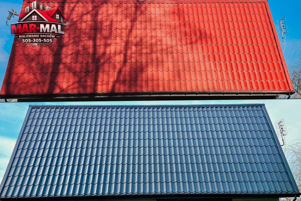 Malowanie natryskowe dachów dachu Mycie kostk Warszawa Pruszków Błonie