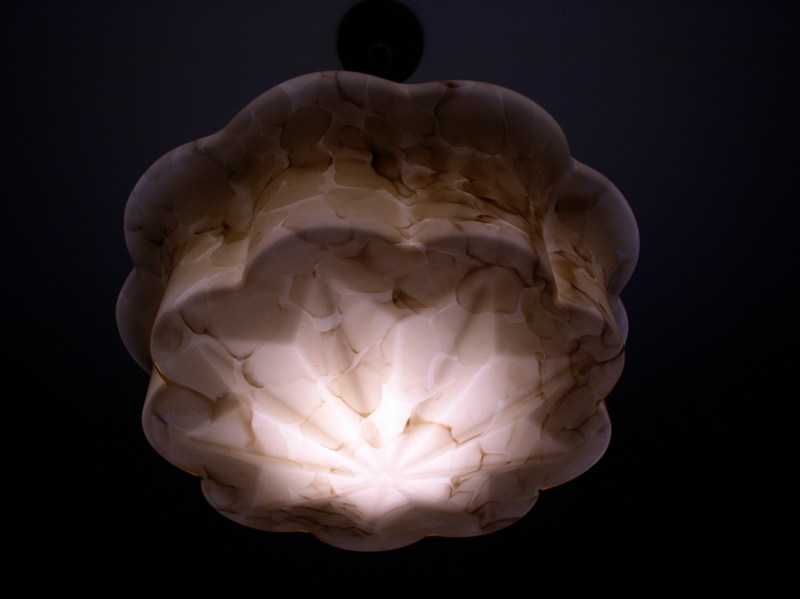 Art deco piękna ampla marmurek