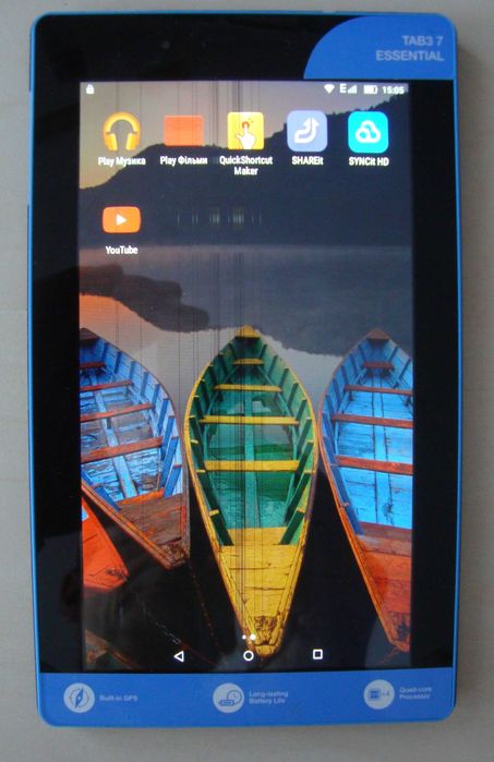Планшет Lenovo Essential Tab 3 TB3-710L 3G/ 1 SIM. 7" (1024х600) IPS/ MediaTek MTK8127/ RAM 1/16 ГБ/ Wi-Fi /Bluetooth /microSD  Android 5.0