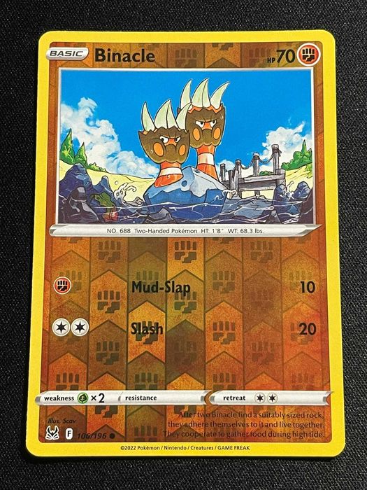 Pokémon Card Binacle 106/196 Lost Origin