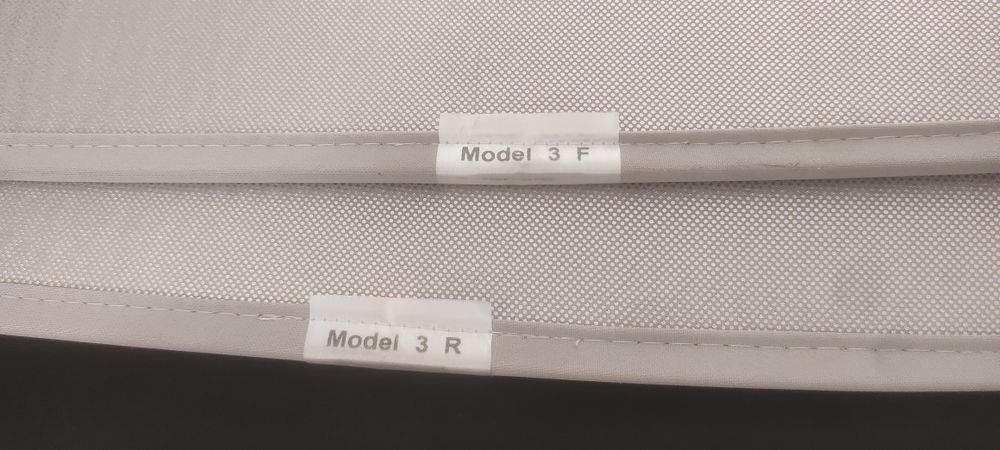 Tesla model 3 para-sol de teto.