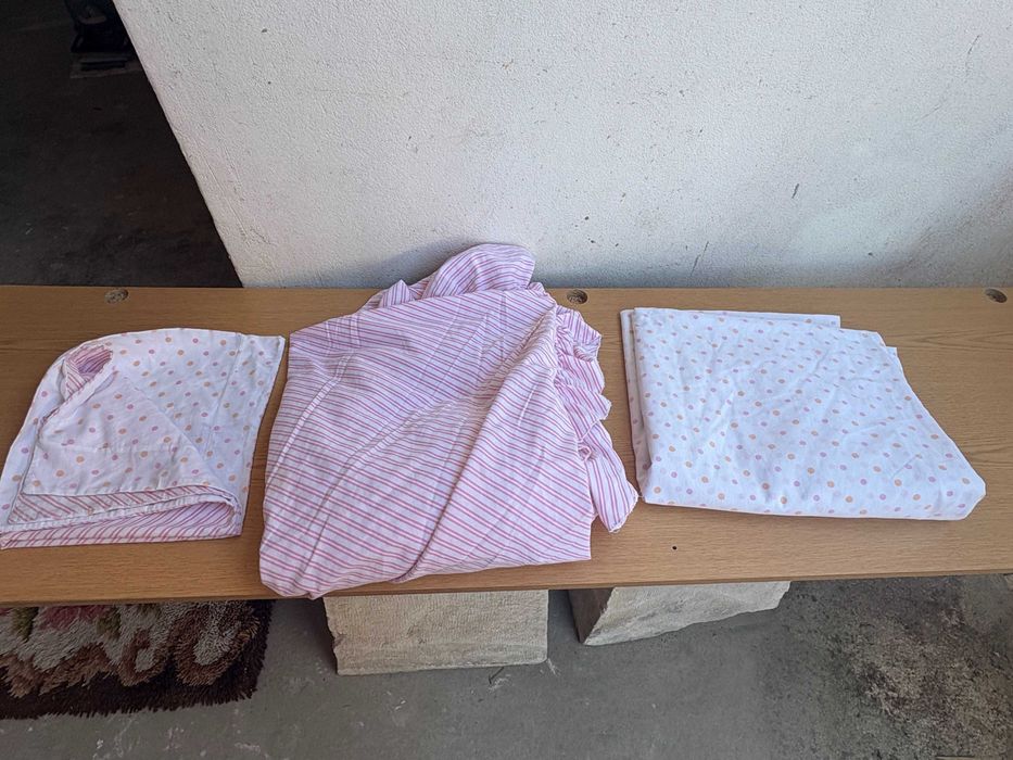 jogo de cama lençóis para cama de criança solteiro tons rosa