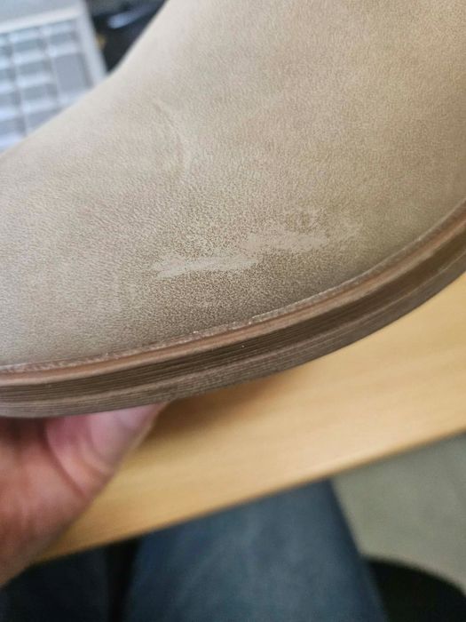 Tamaris beżowe botki wsuwane 40