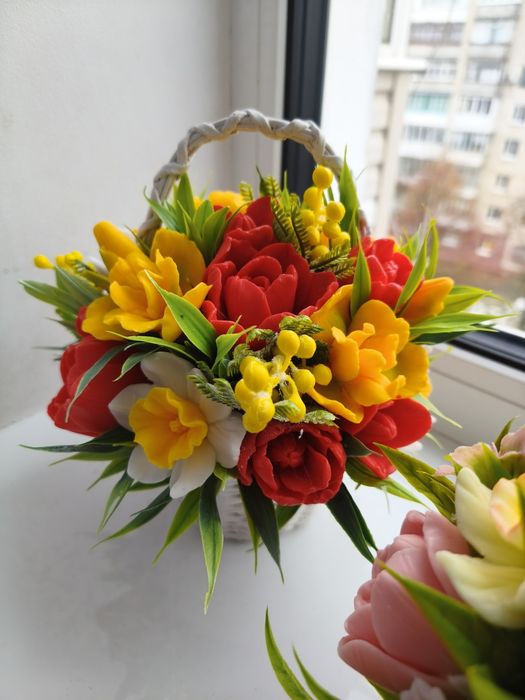 Букети з мила ,букеты из мыла ,мильні букети