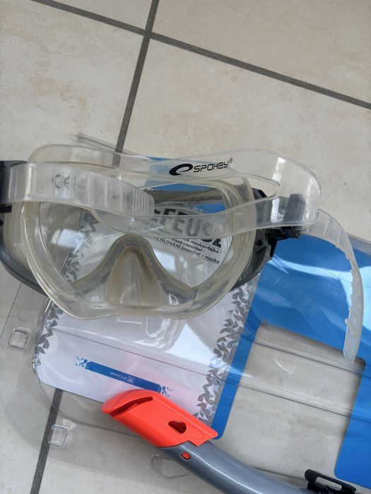 Zestaw maska do nurkowania gogle rurka + gratis okulary !